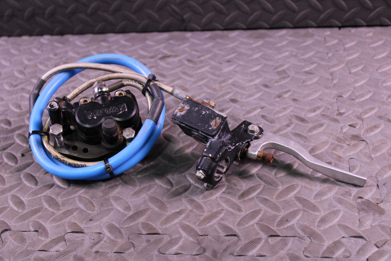 1989 YAMAHA YZ250 OEM FRONT BRAKE COMPLETE ASSEMBLY MASTER CYLINDER ASSY