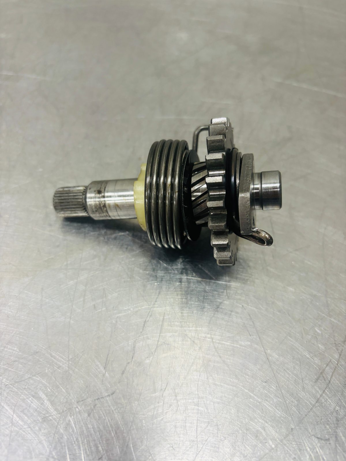 2005-2021 Yamaha YZ125 OEM Kick Starter Shaft Spindle Idle Gear Spring Assembly - 1C3-15651-00-00