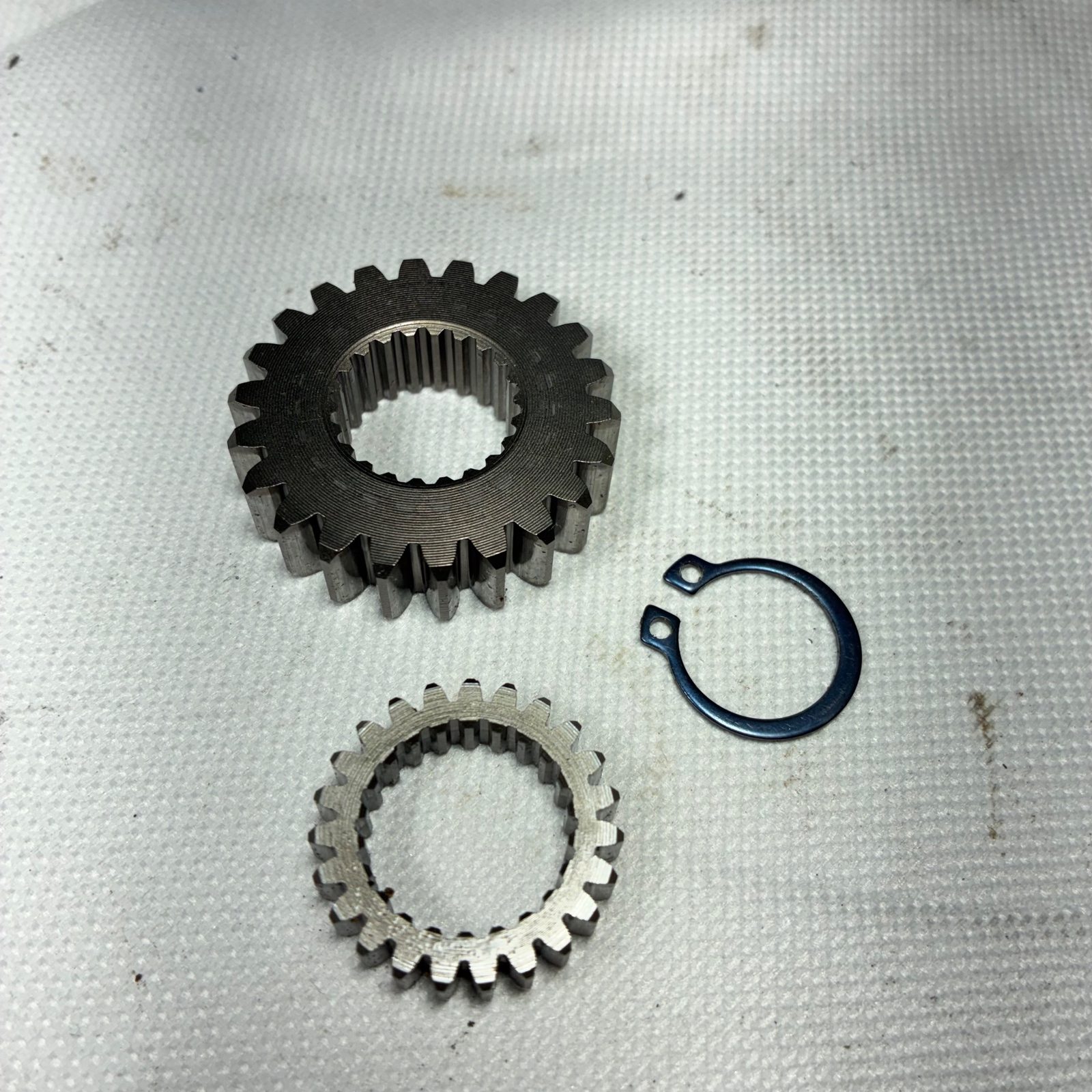2003 Suzuki RM65 OEM Primary Drive Gear Set with Clip - K1309-71413