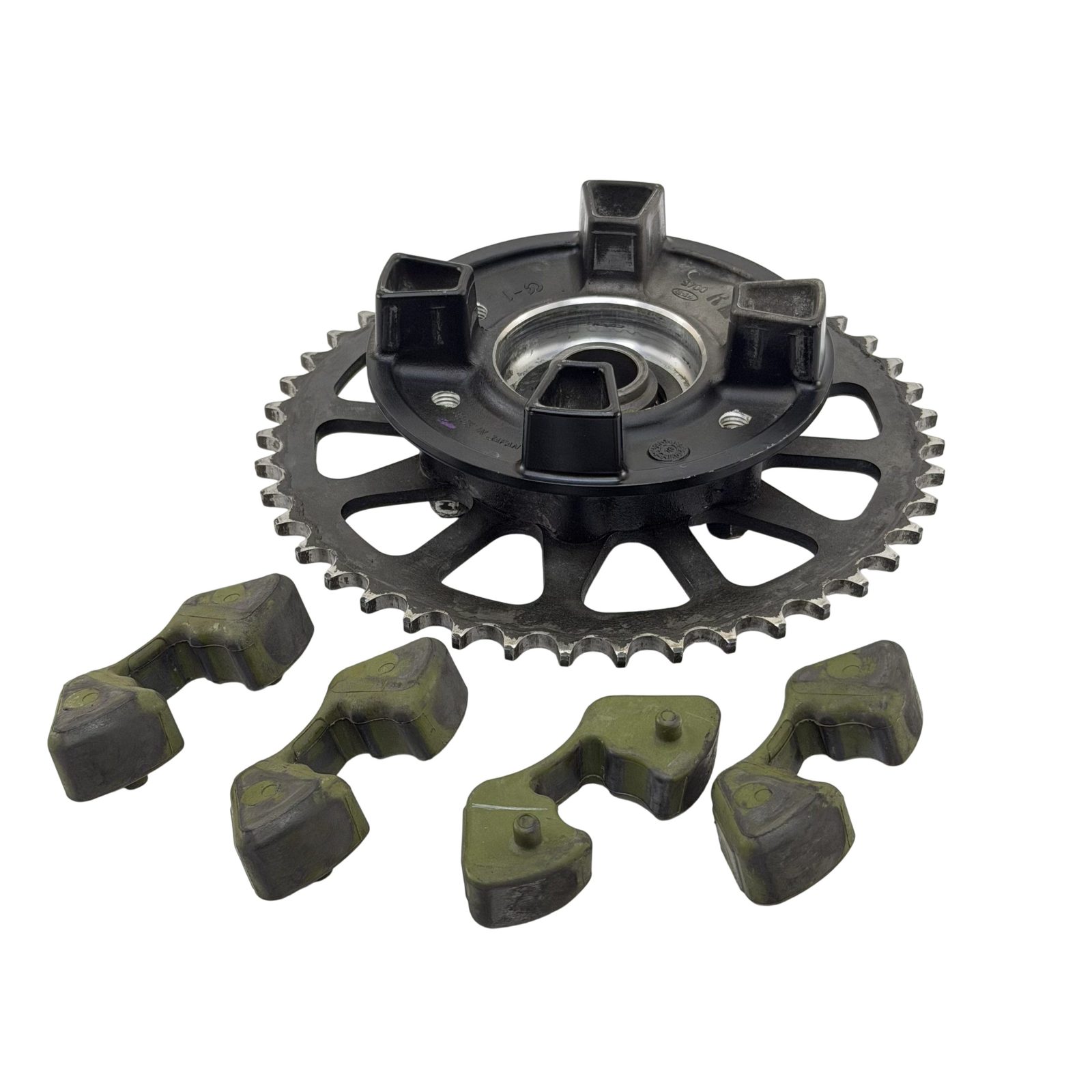 2007-2008 KAWASAKI ZX6R OEM REAR SPROCKET HUB CUSH DRIVE ASSEMBLY 14026-0040-11E