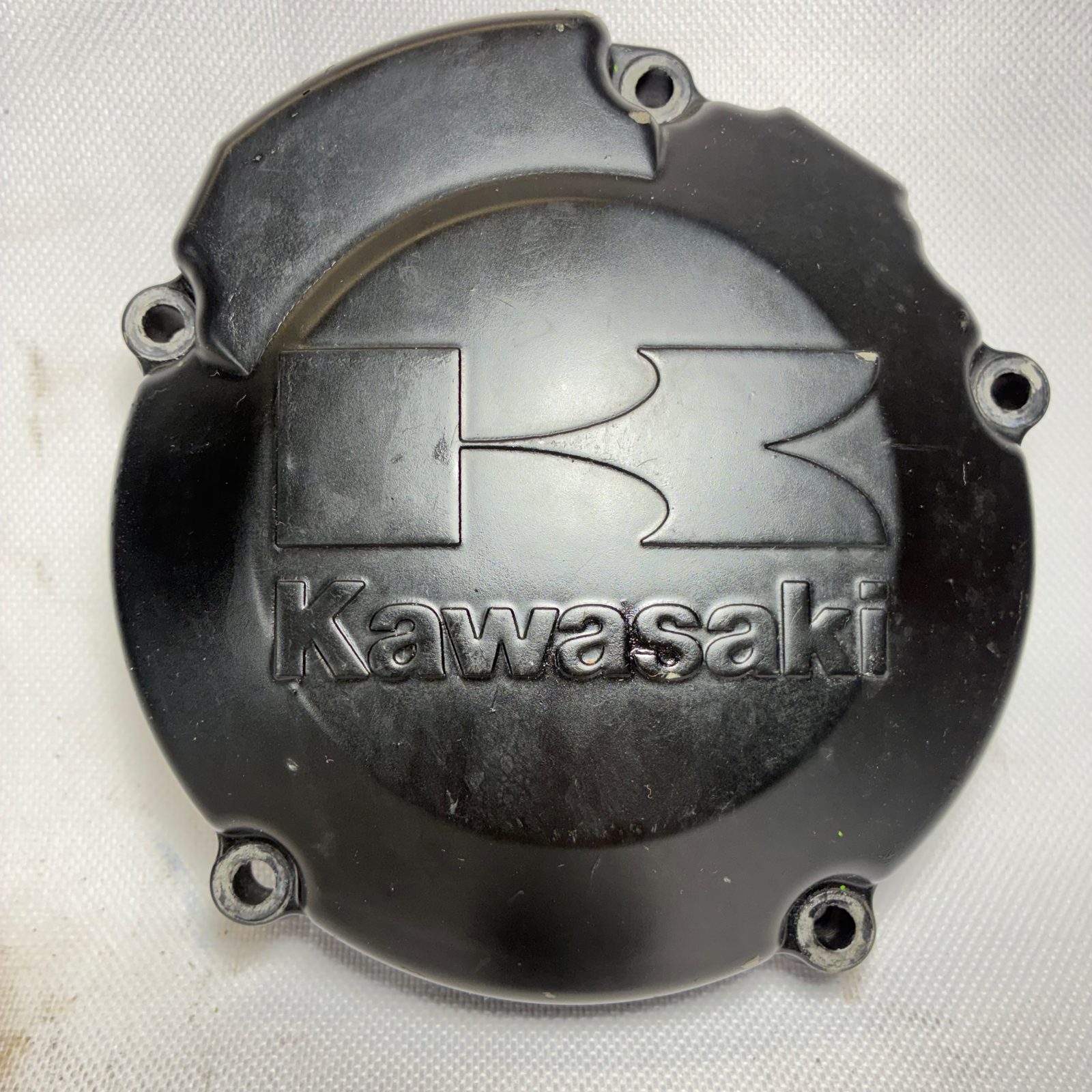 1990 Kawasaki KX125 OEM Ignition Stator Flywheel Cover with Bolts - 14024-1565