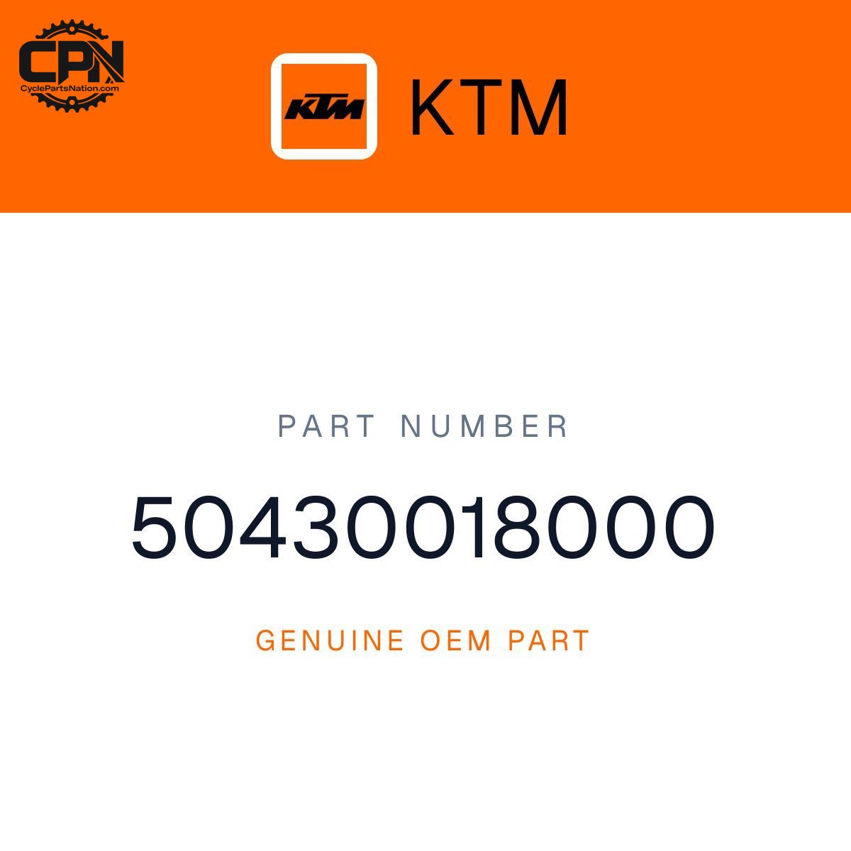OEM KTM Husqvarna Crankshaft 150 XC-W TPI Te 150 150I 50430018000