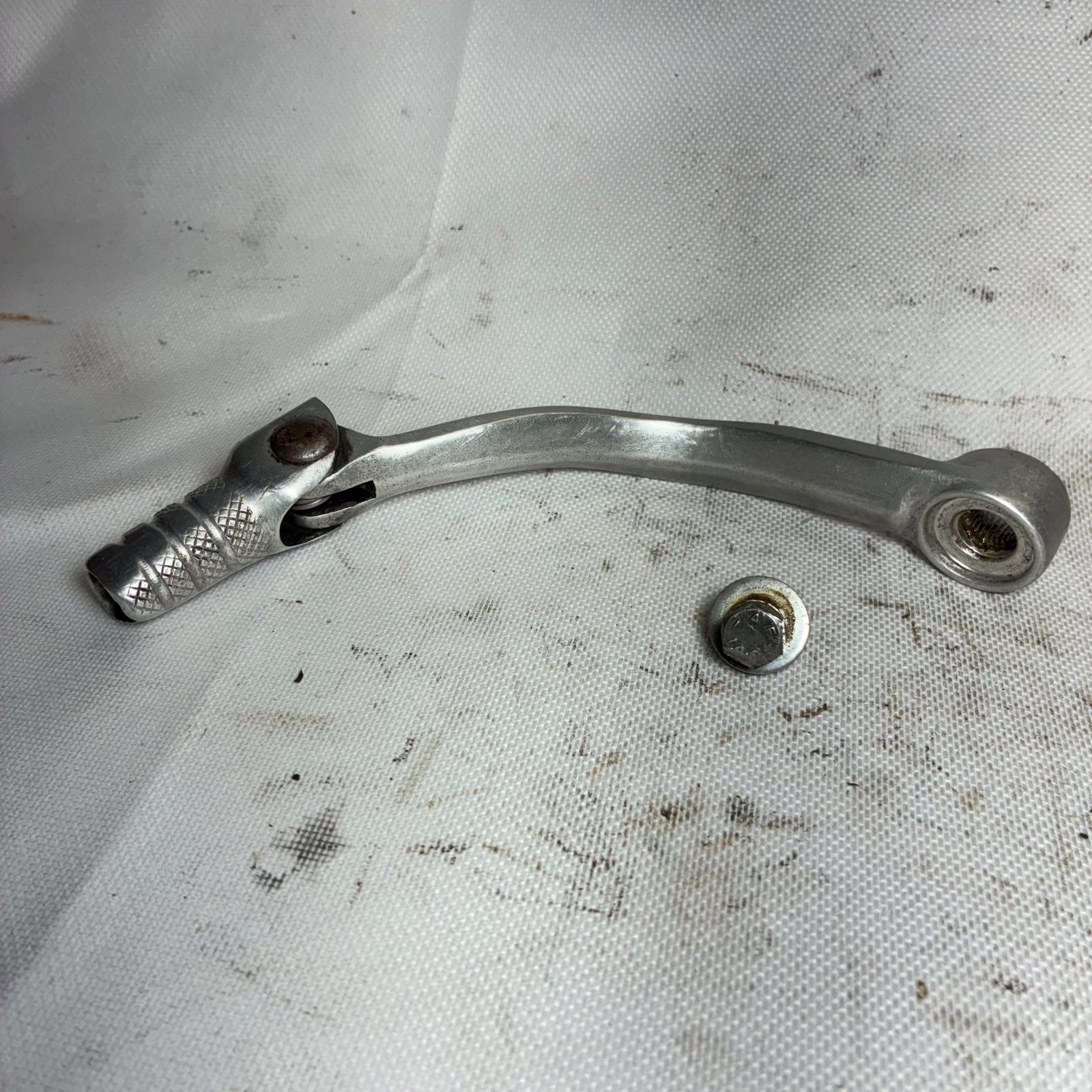 1996 KTM 300 EXC Shift Lever Shifter Folding Tip Used - 54633036344