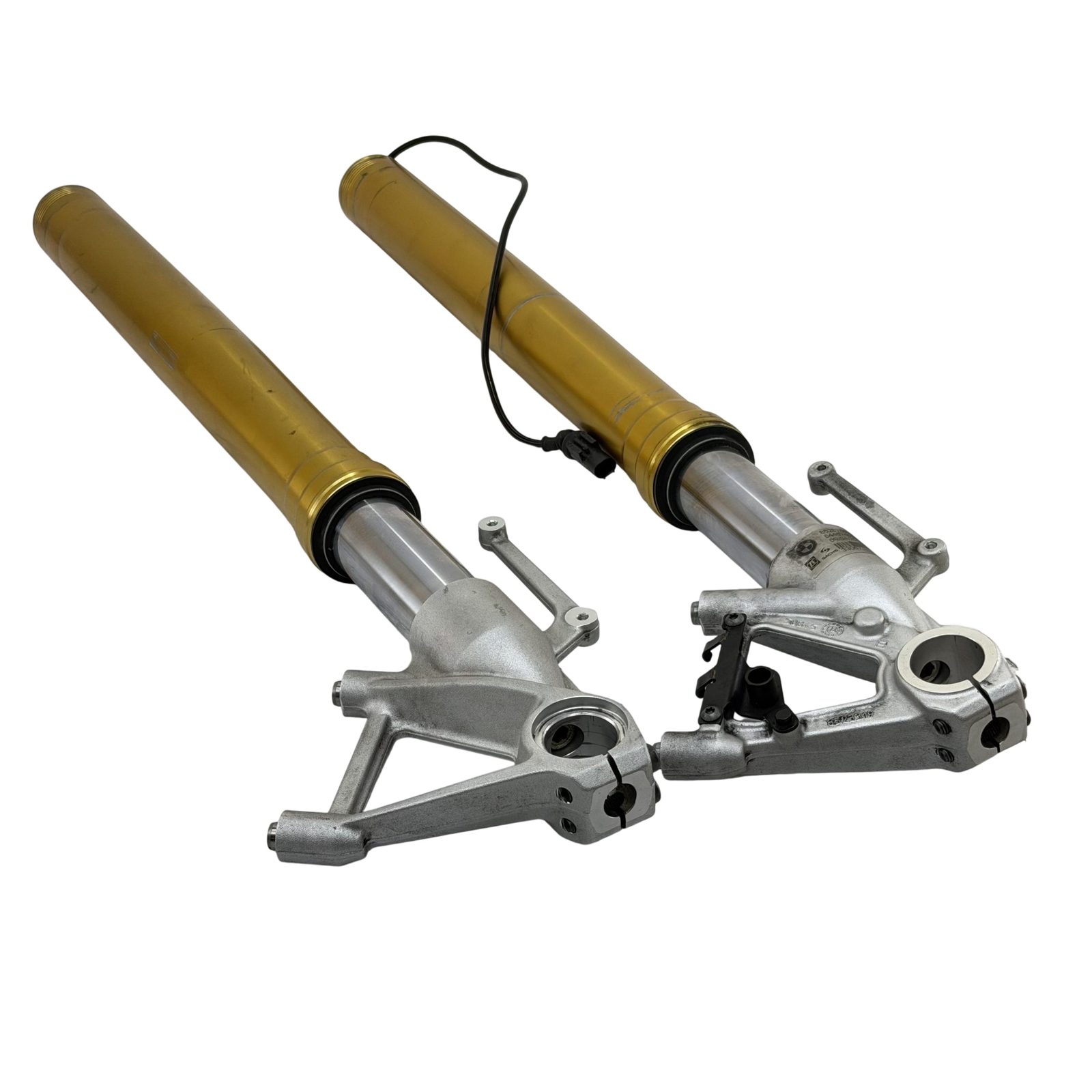 2012 - 2014 BMW HP4 OEM ELECTRONIC FRONT FORKS PAIR BENT S1000RR