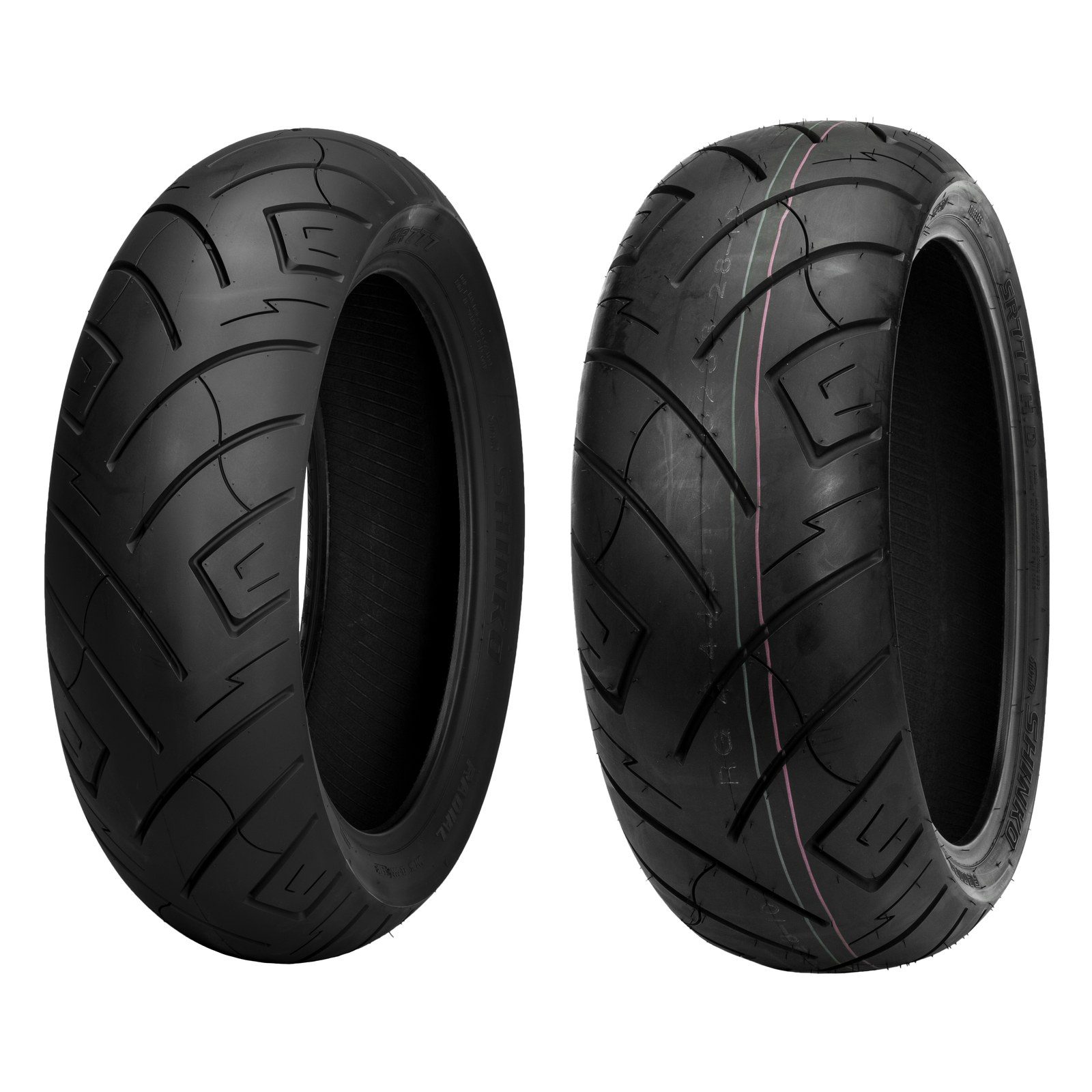 Shinko SR777 H.D. Cruiser Front 160/60R18 Rear 240/40R18 Tubeless Tire Set