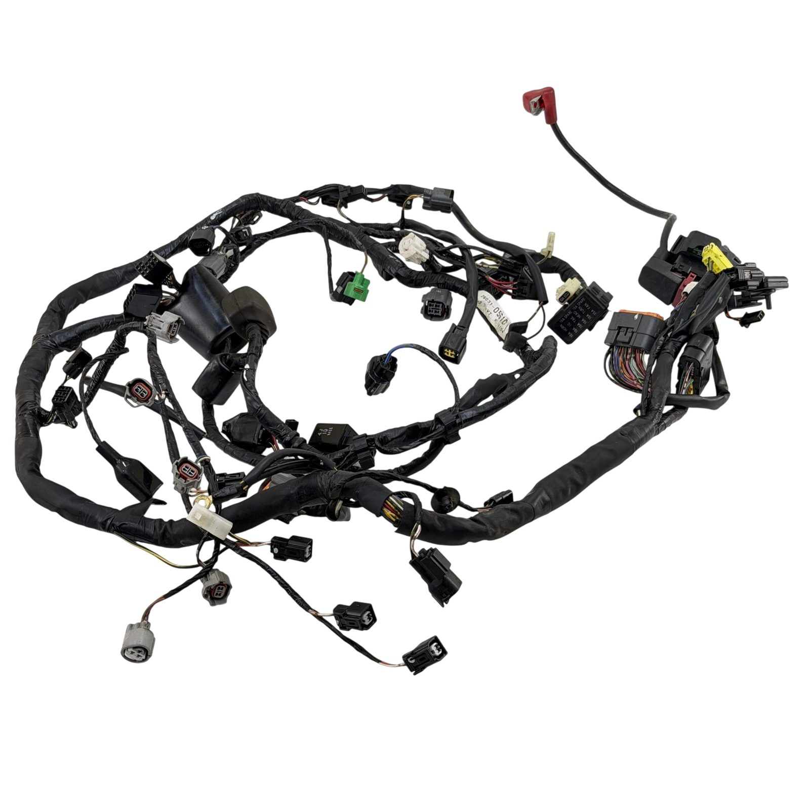 2007 KAWASAKI NINJA ZX6R MAIN WIRE HARNESS WIRING LOOM SENSORS RELAY 26031-0666