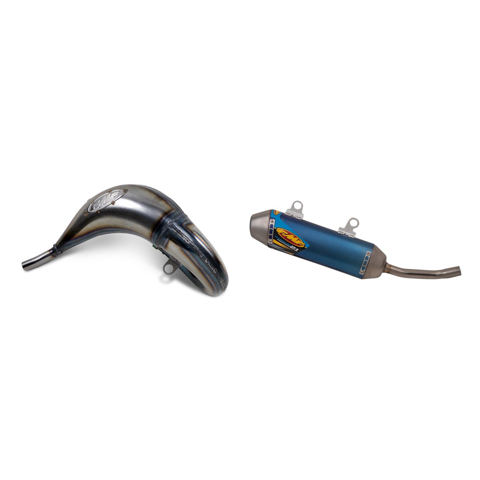 FMF Head Pipe - Factory Fatty Rev - Gas Gas/Husqvarna/KTM + Powercore 2.1 Silenc