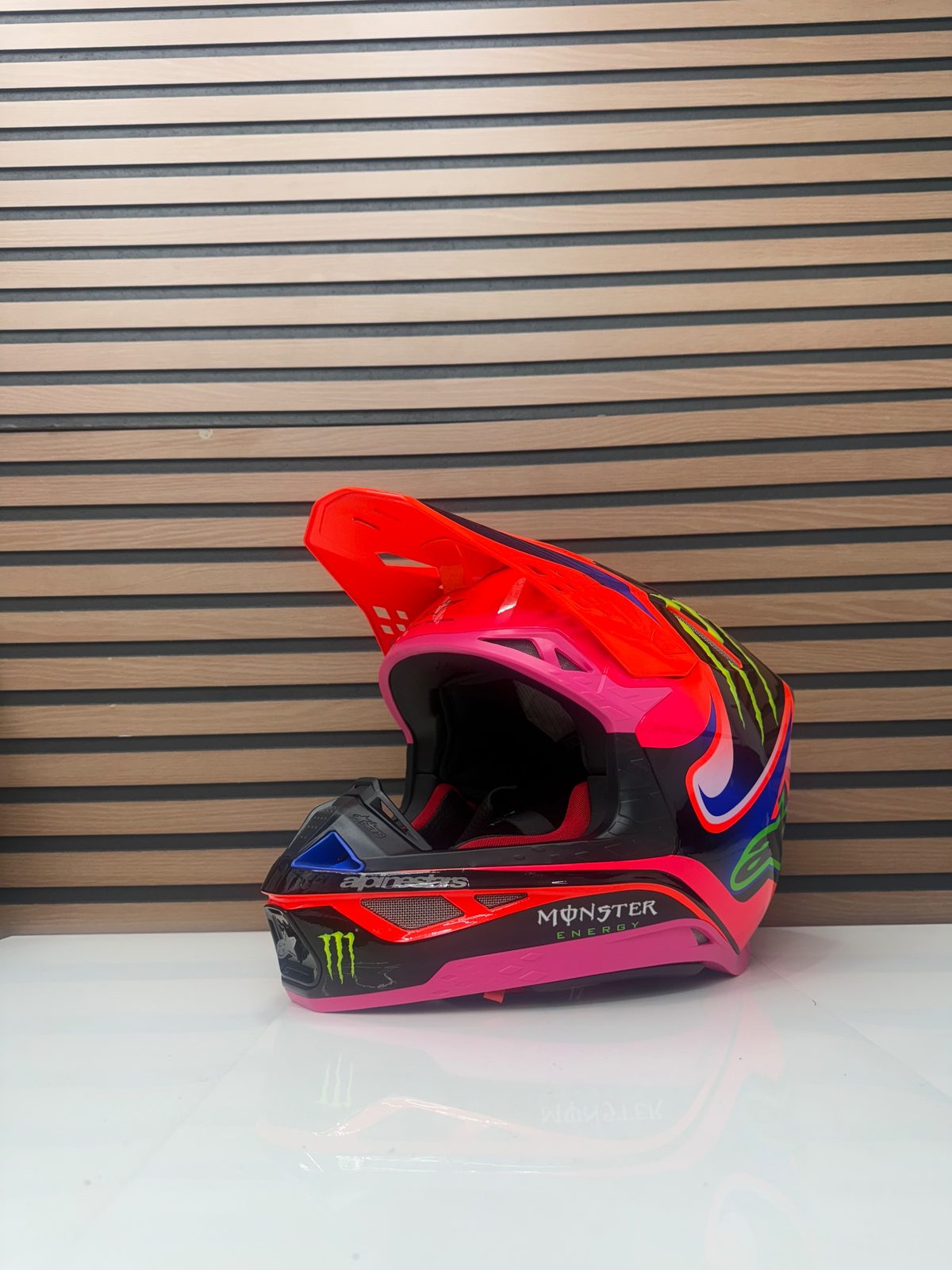 Alpinestars Supertech M10 SM10 DNGR38 Helmet - Red / Pink / Black - XL