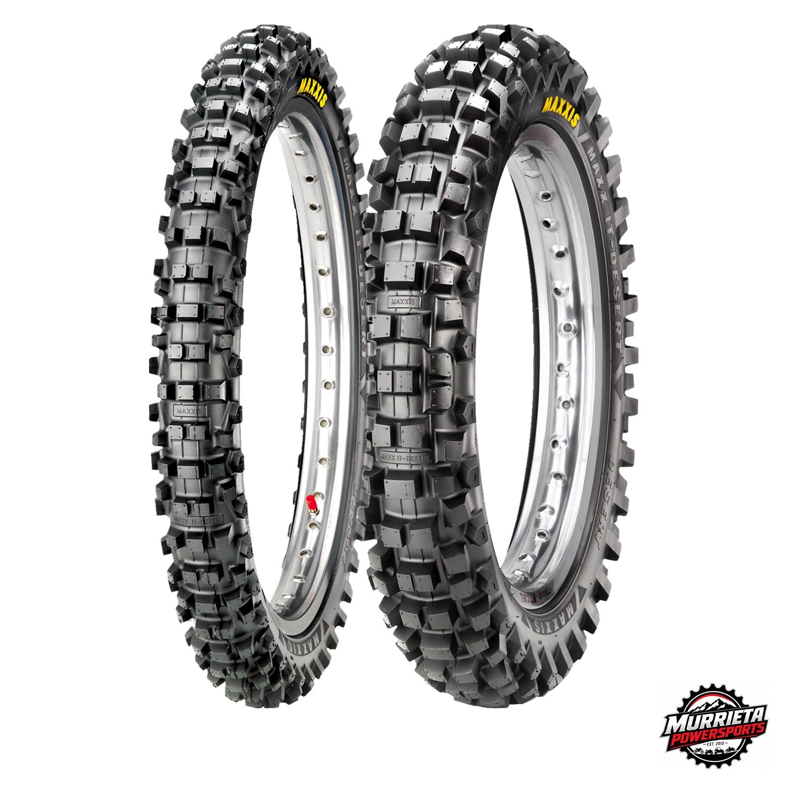 Maxxis Maxxcross Desert IT 90/100-21 120/80-19 Front Rear Tire Set Dirt Bike