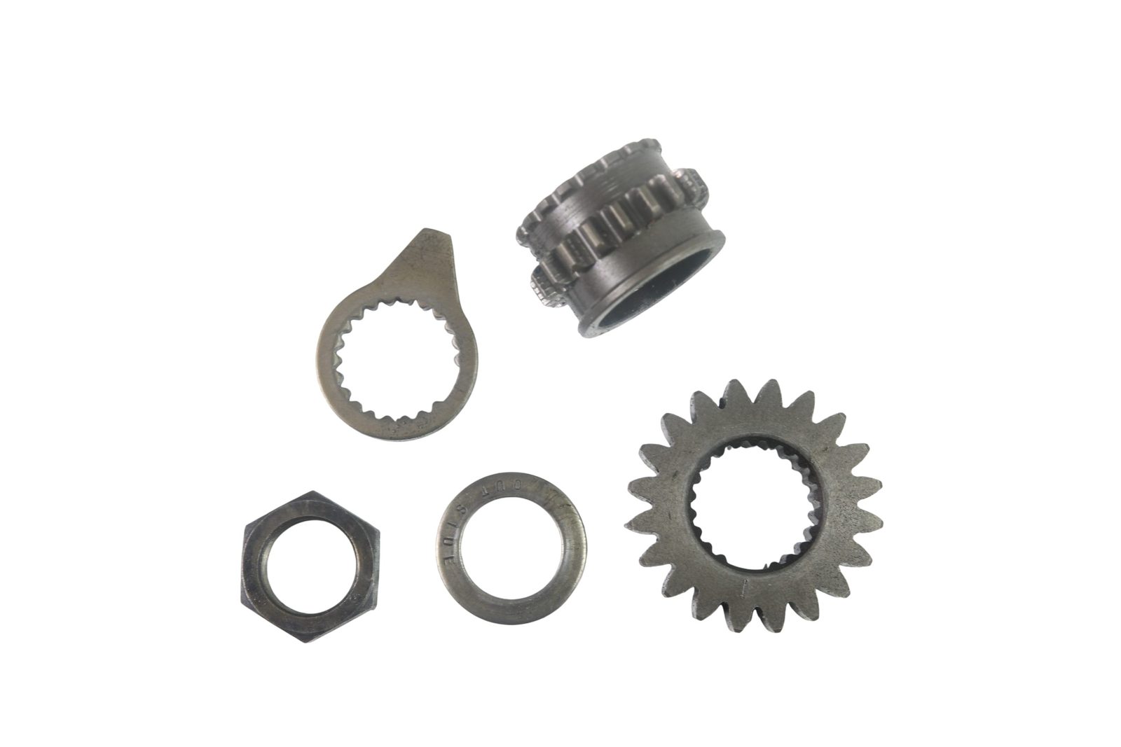 1987 Honda XL250R OEM Kick Starter Gear Set 23121-KK1-000 Complete Assembly