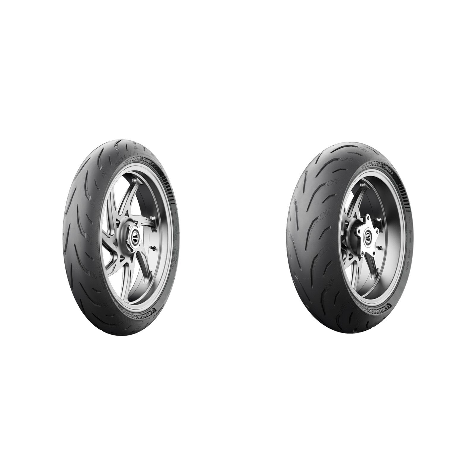 Michelin Power 6 Radial Tubeless Front 120/70ZR17 Rear 190/55ZR17 Tire Set