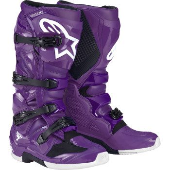 ALPINESTARS Tech 7 Boots - Purple Size 10 - 2012025-38-10