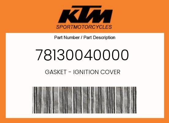 KTM Husqvarna Husaberg 450 500 2012-2023 OEM Ignition Cover Gasket 78130040000
