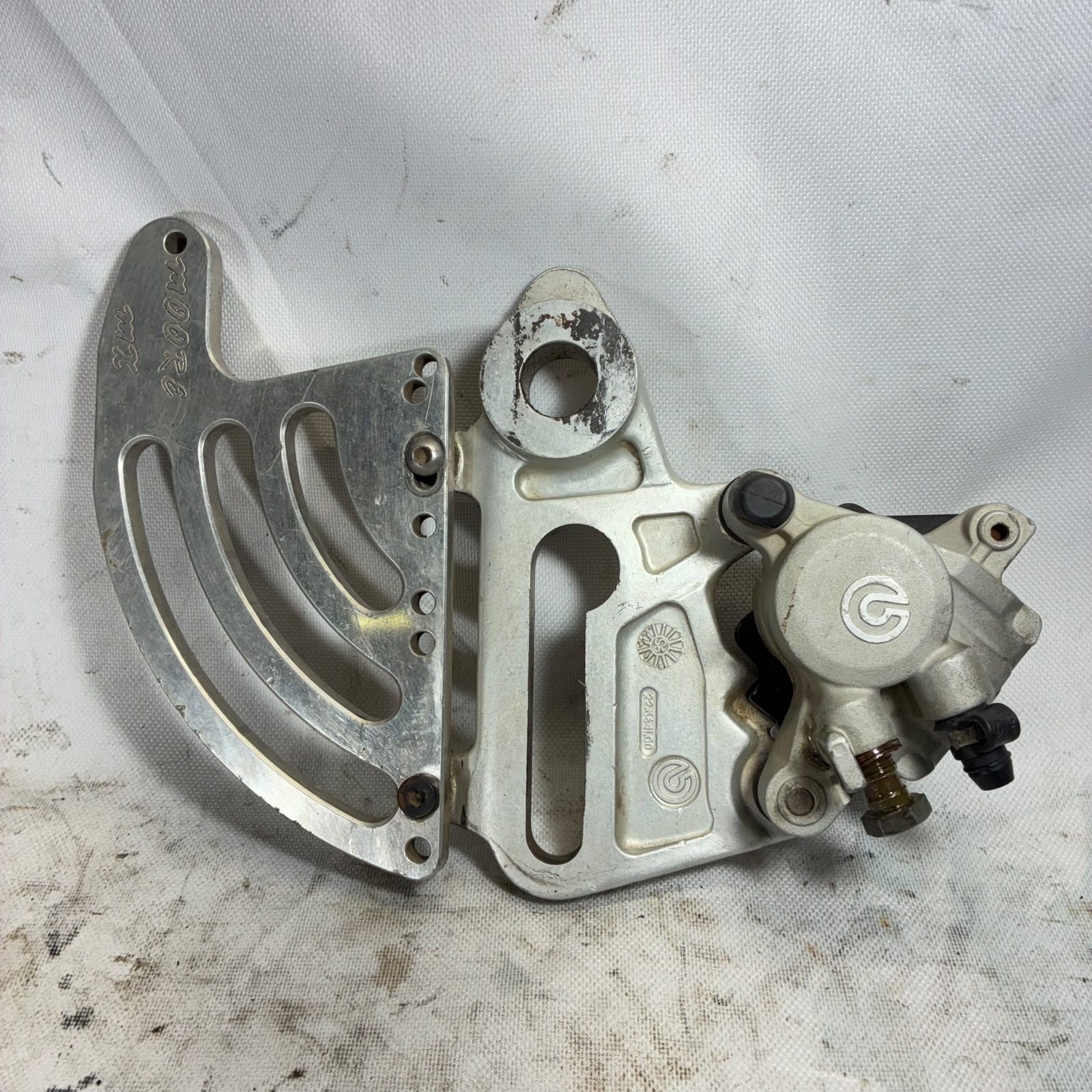 1996 KTM 300 EXC Brembo Front Brake Caliper with Bracket Complete Assembly