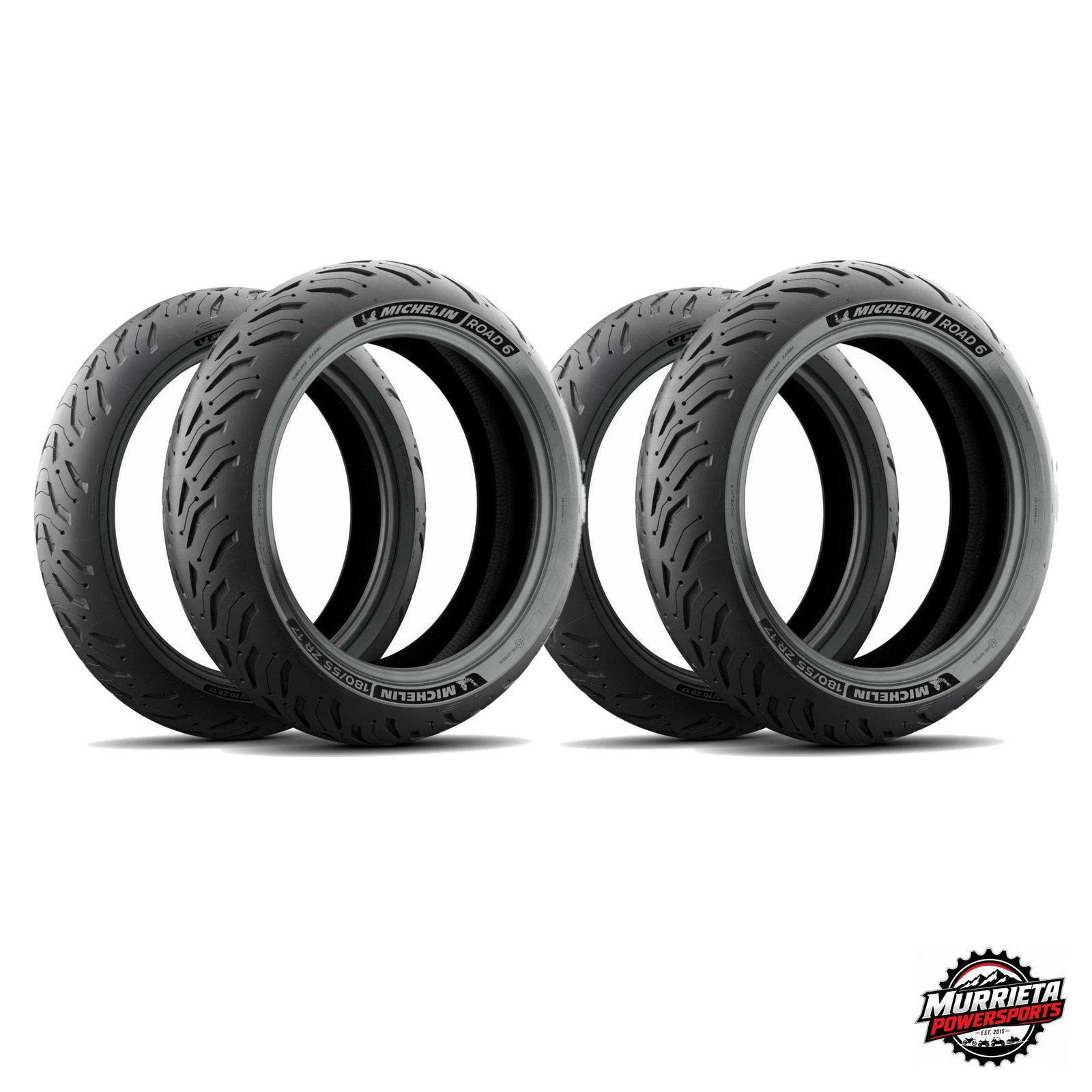 Michelin Road 6 120/70ZR19 Front 140/70ZR17 Rear Motorcycle Tire Set