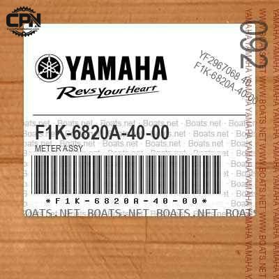 Yamaha OEM Meter Assembly (F1K-6820A-40-00) (VX/VX1100A/VX1100B 2012-2014)
