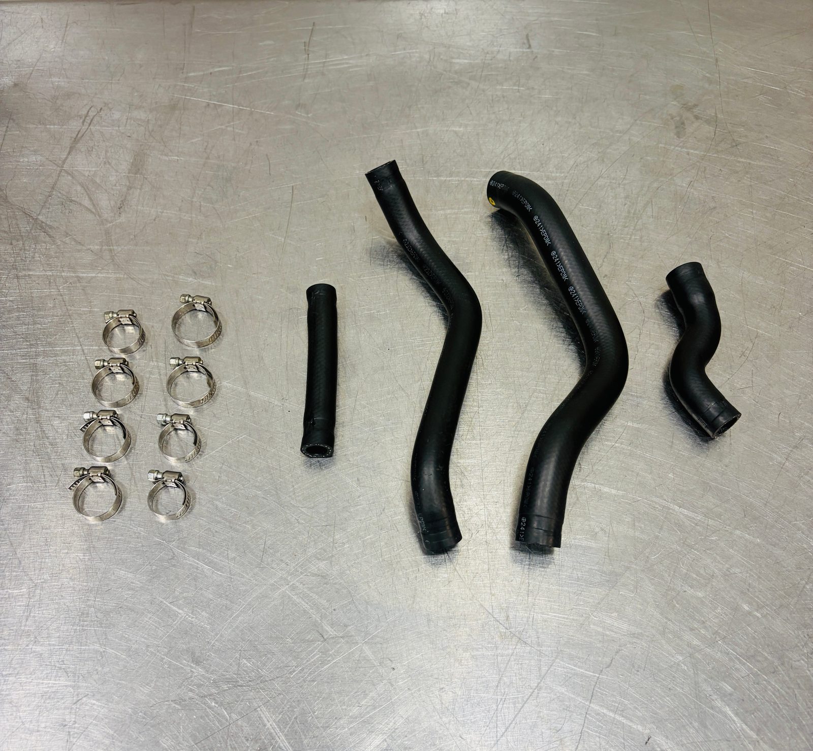 2024 Yamaha YZ250F OEM Radiator Hose Set Coolant Hoses with Clamps - BMF-12576-00-00