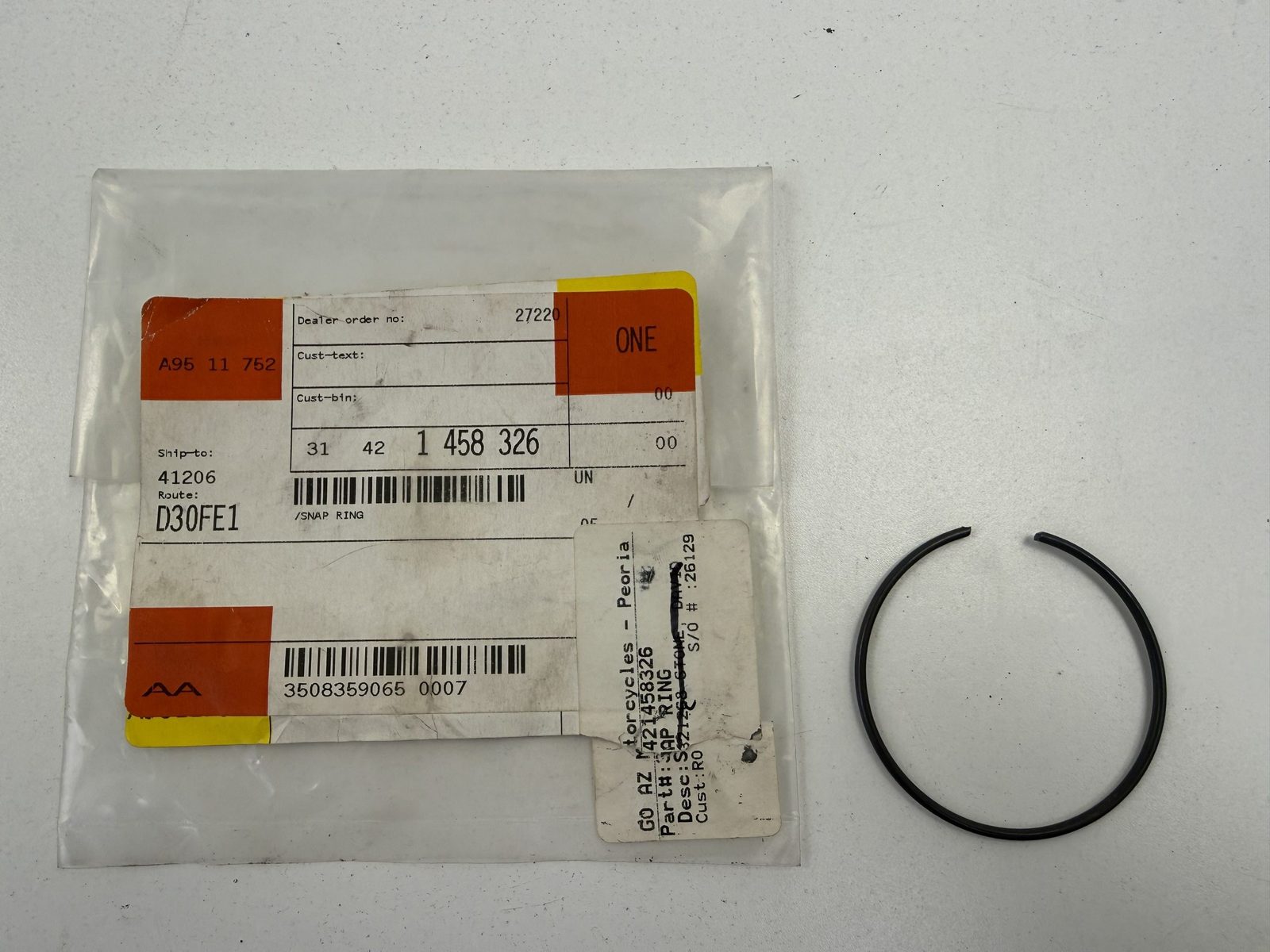 BMW Snap Ring 31421458326