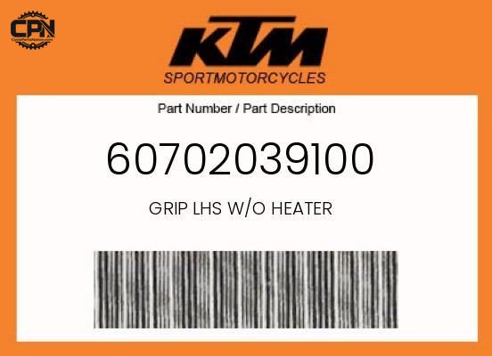 GRIP LHS W/O HEATER
