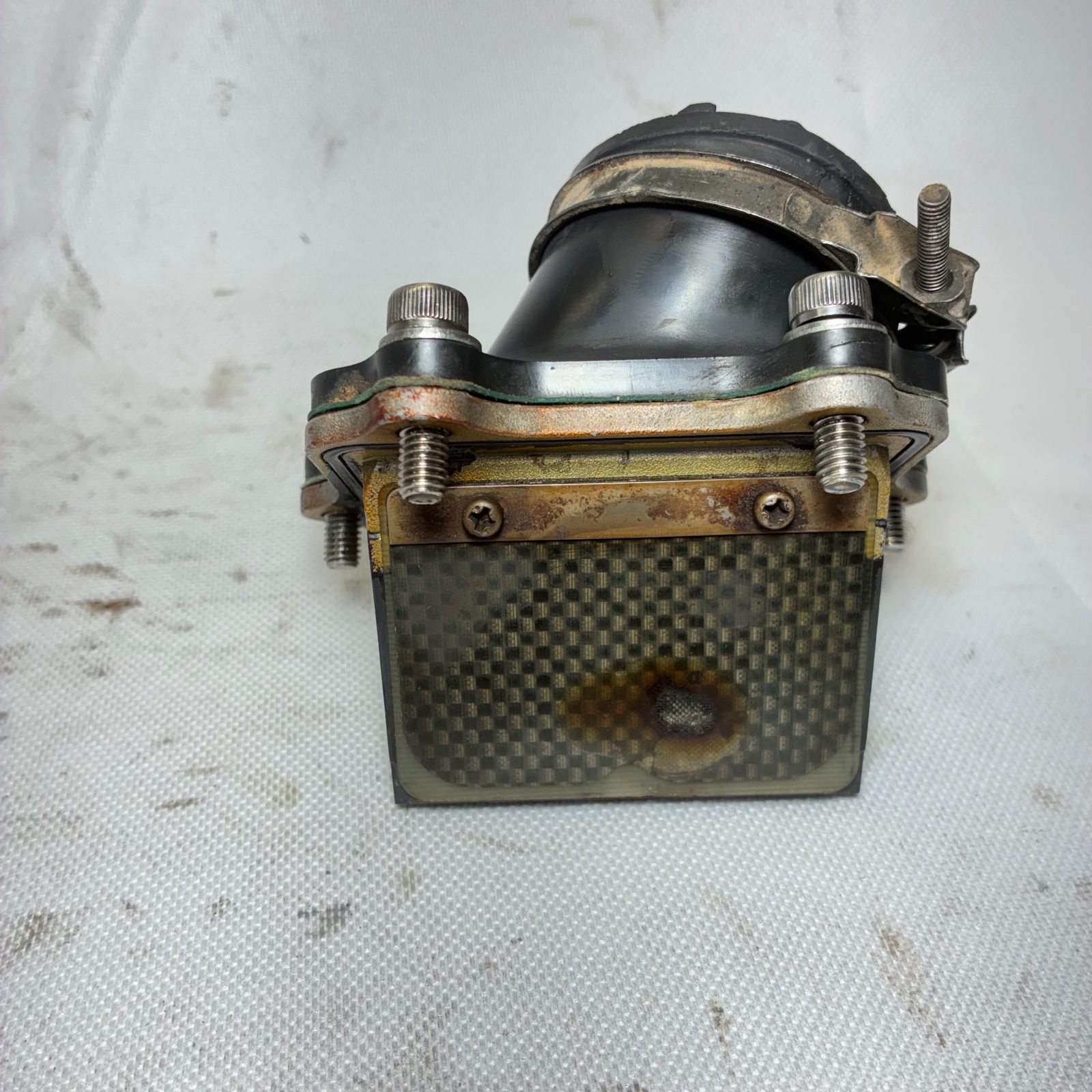 1999 Yamaha YZ250 Reed Valve Cage with Intake Manifold and Boot Complete Assembly - 4XL-13613-00-00