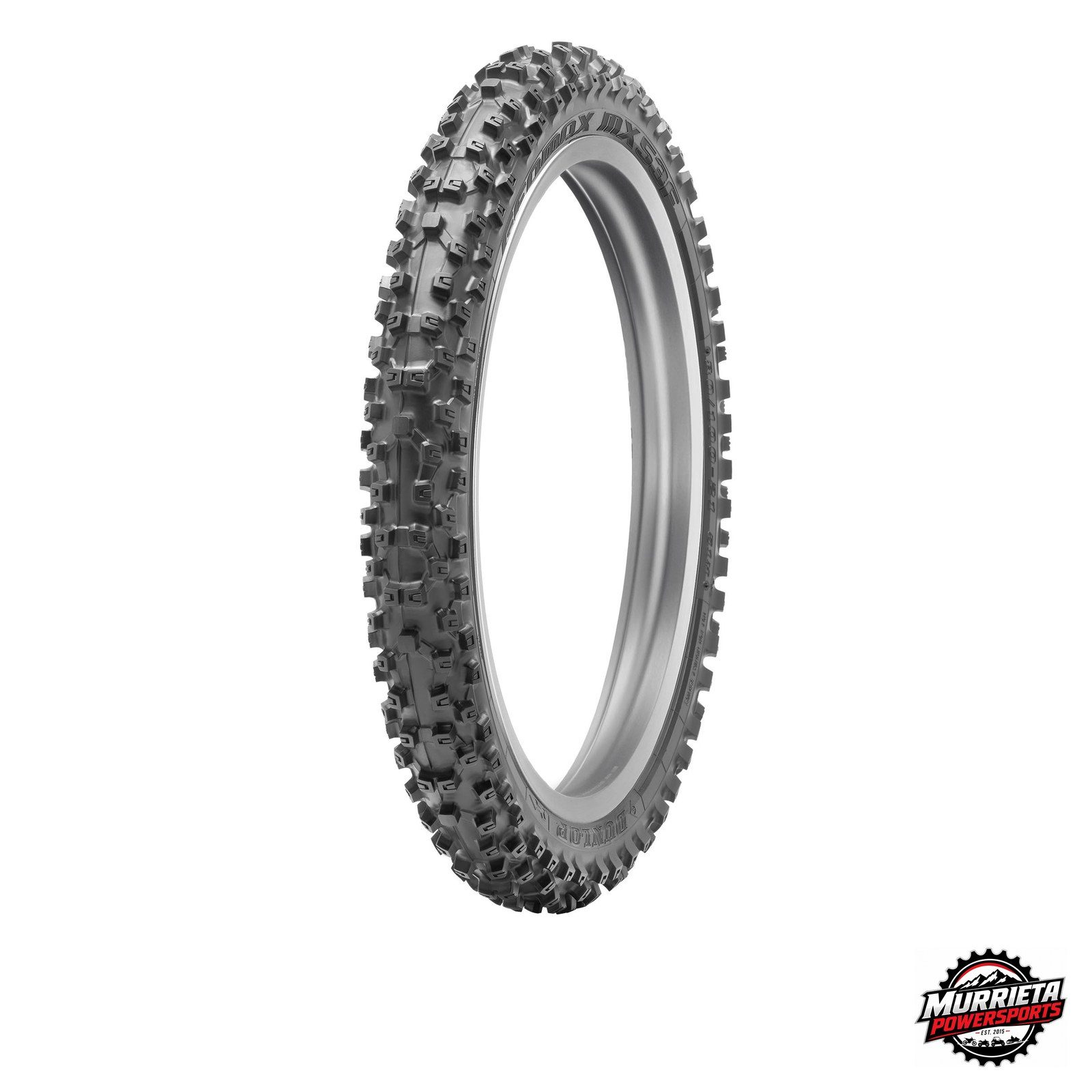 Dunlop Geomax MX53 Front Tire 80/100-21 51M Bias Tube Type TT 21 Inch Rim