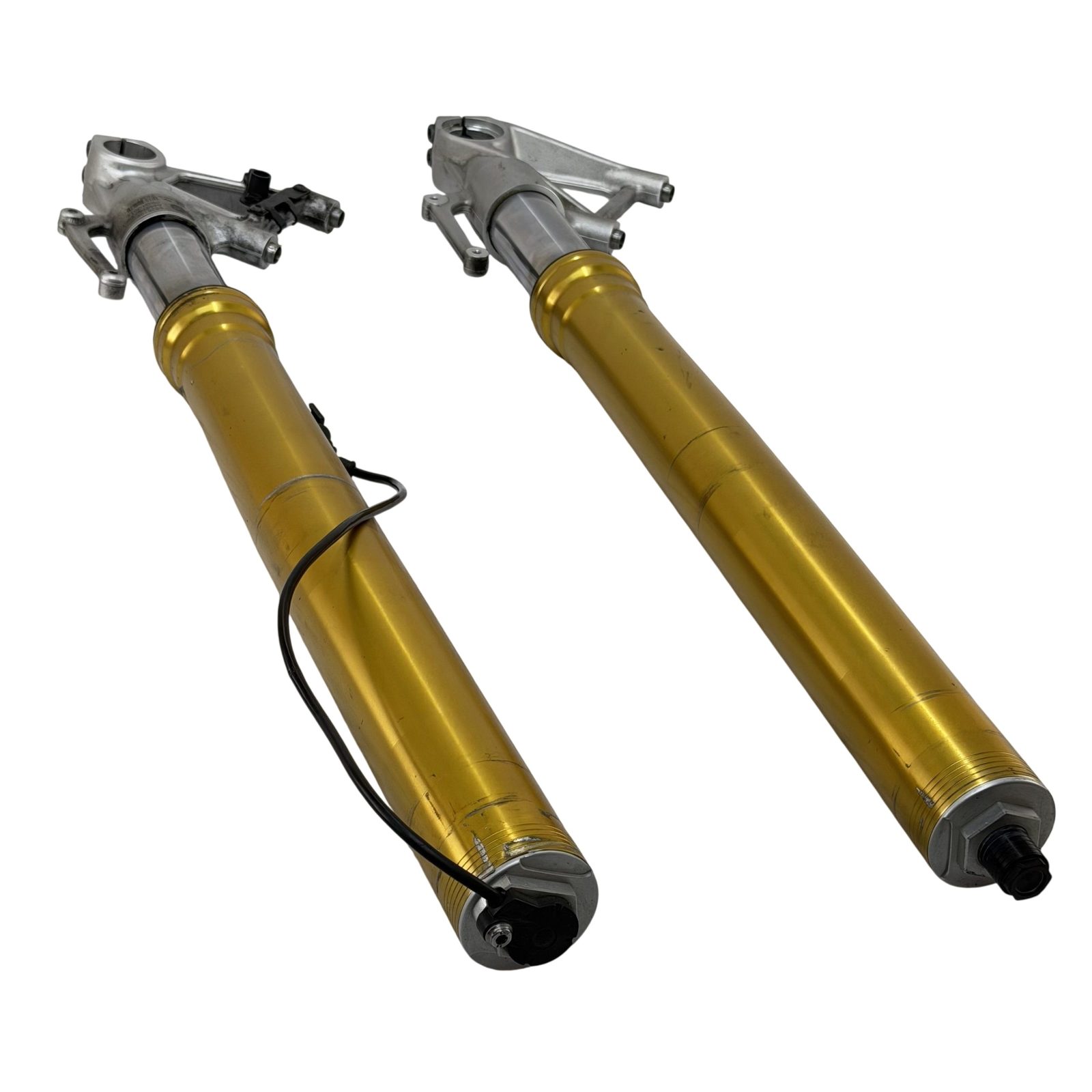 2012 - 2014 BMW HP4 OEM ELECTRONIC FRONT FORKS PAIR BENT S1000RR