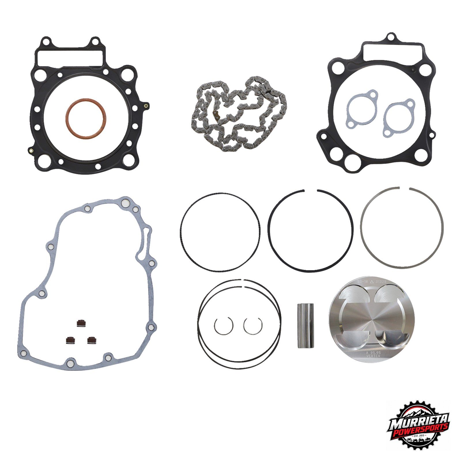 Vertex Cast Piston Kit Honda TRX450ER Electric Start 2006-2014 VTKTC23522A