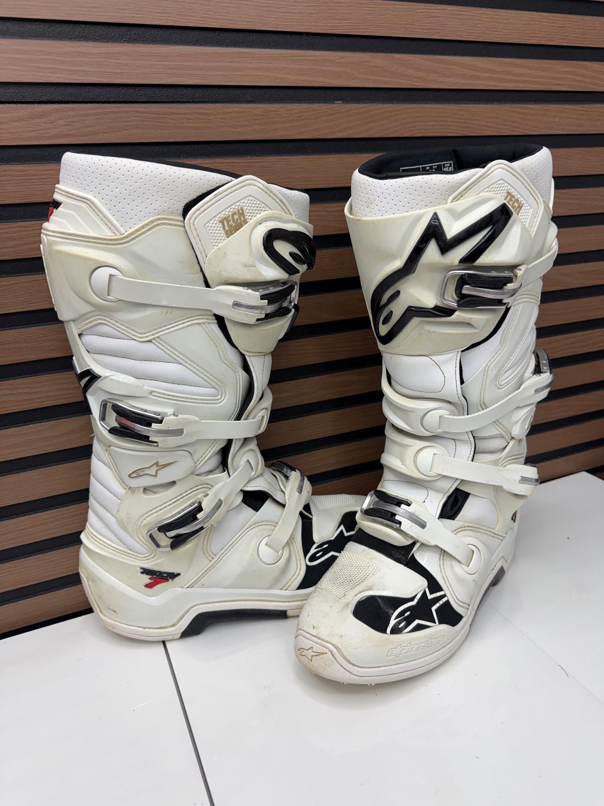Alpinestars Tech 7 Boots - White / Black - Size 11