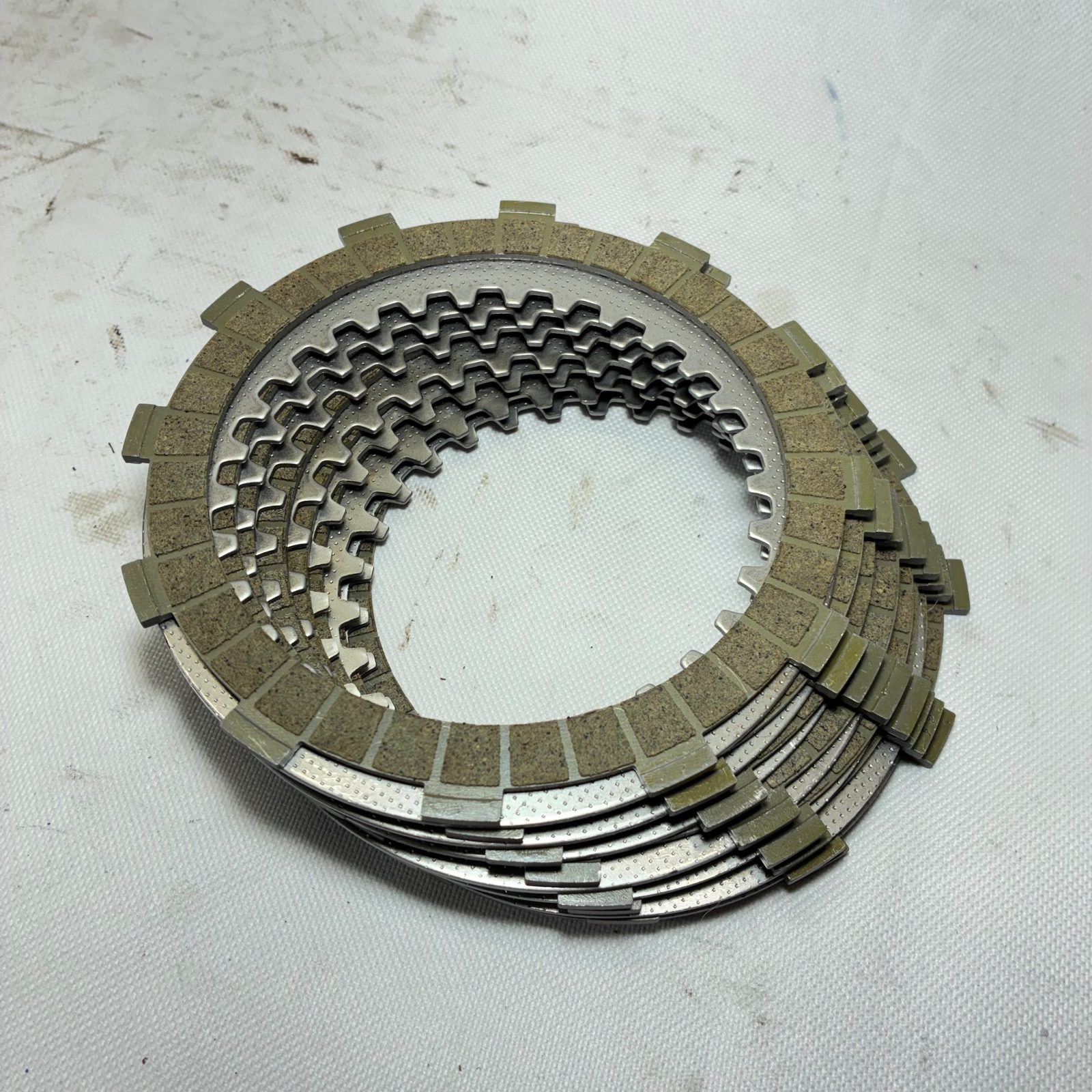 1999 Yamaha YZ250 OEM Clutch Plate Set Friction and Steel Plates - 3XK-16321-00-00