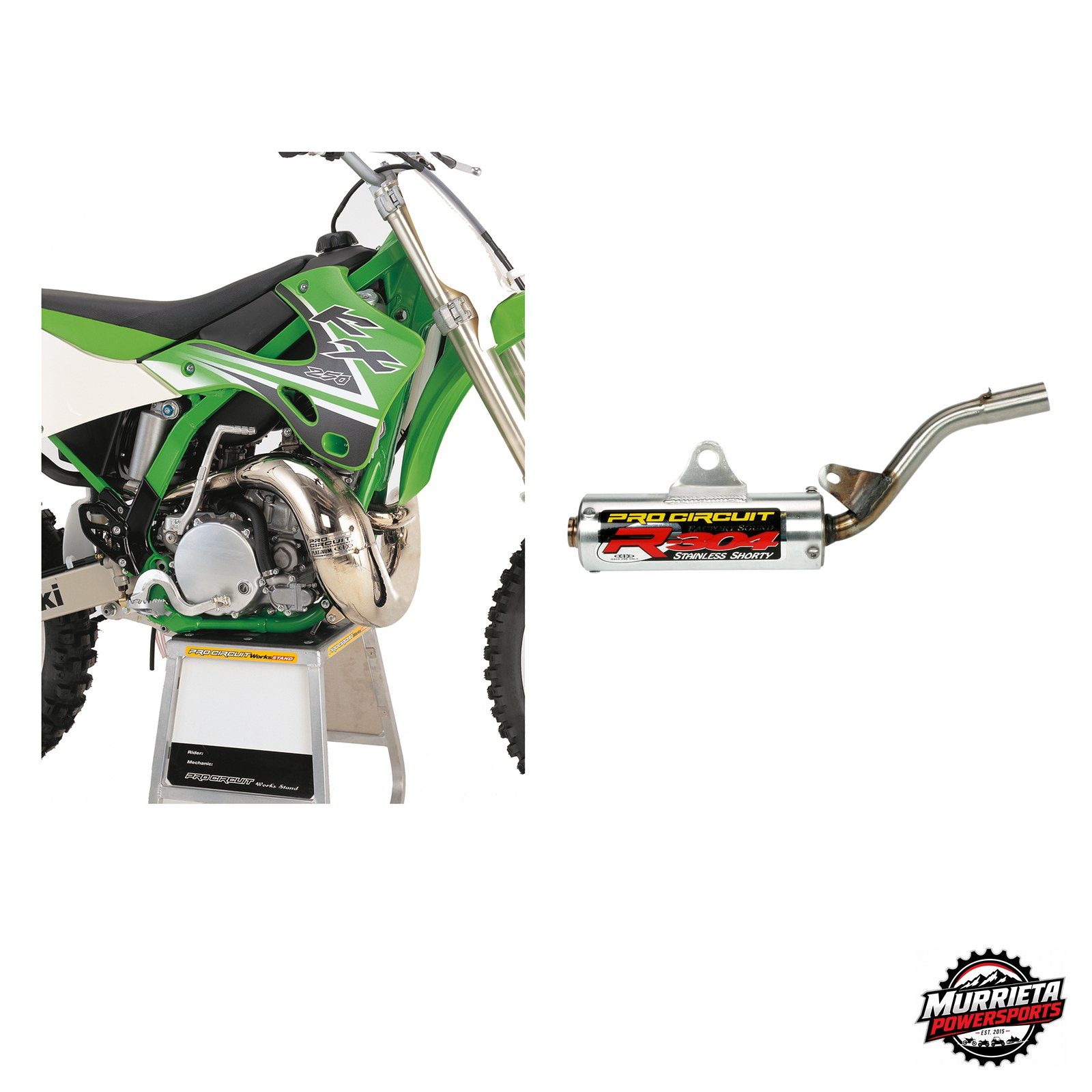 Pro Circuit Platinum Exhaust Pipe R-304 2002-2013 Kawasaki KX85 Exhaust Kit