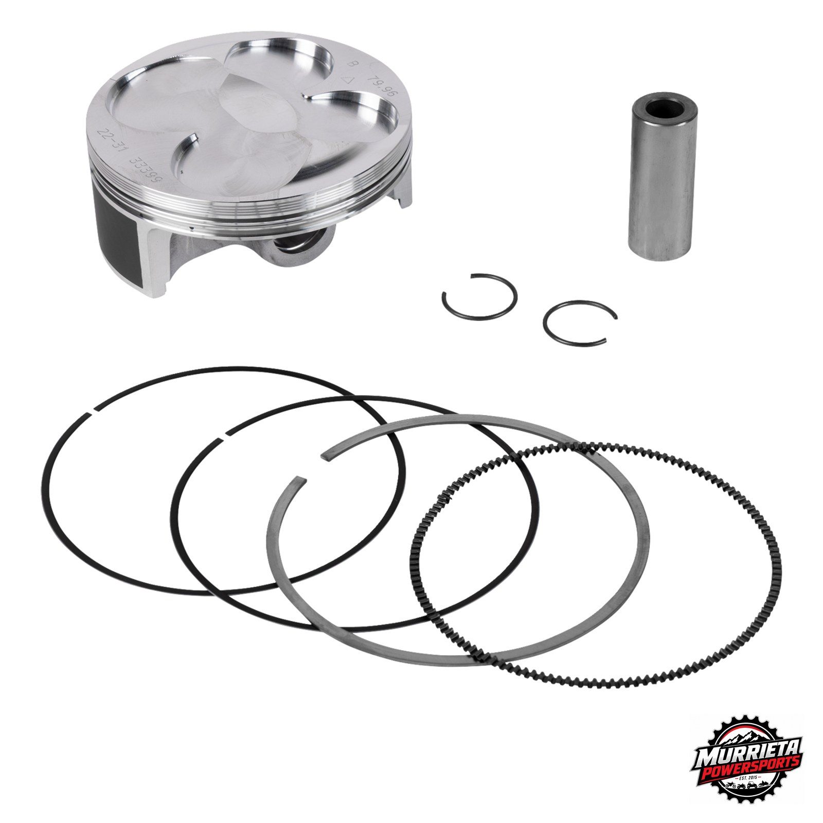 Vertex Forged Big Bore Piston Kit Yamaha YZ250FX 2015-2019 23943B