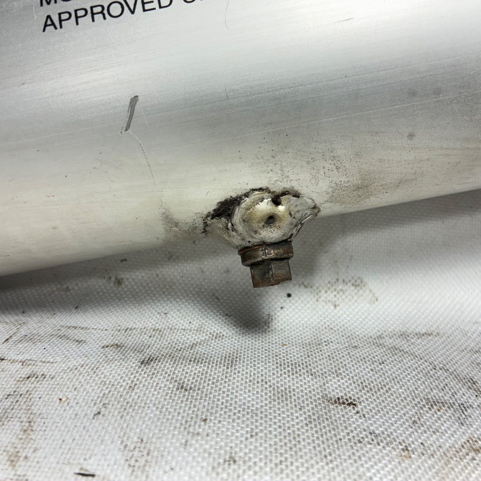 1996 KTM 300 EXC Exhaust Silencer Complete Assembly
