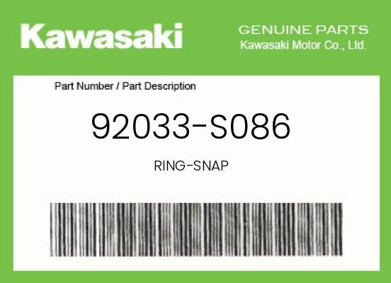 2006 Kawasaki KFX400 Genuine OEM Snap Ring Retaining Ring 92033-S086