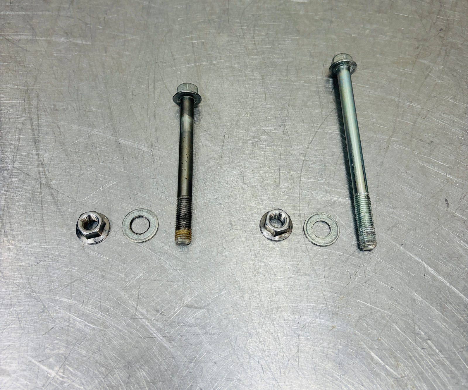 2005-2021  Yamaha YZ125 OEM Engine Mount Bolts with Nuts and Washers