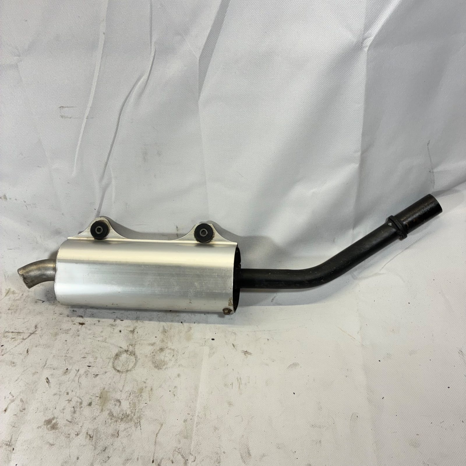1990 Kawasaki KX125 Aluminum Silencer Muffler with Stinger Pipe - 92160-1176