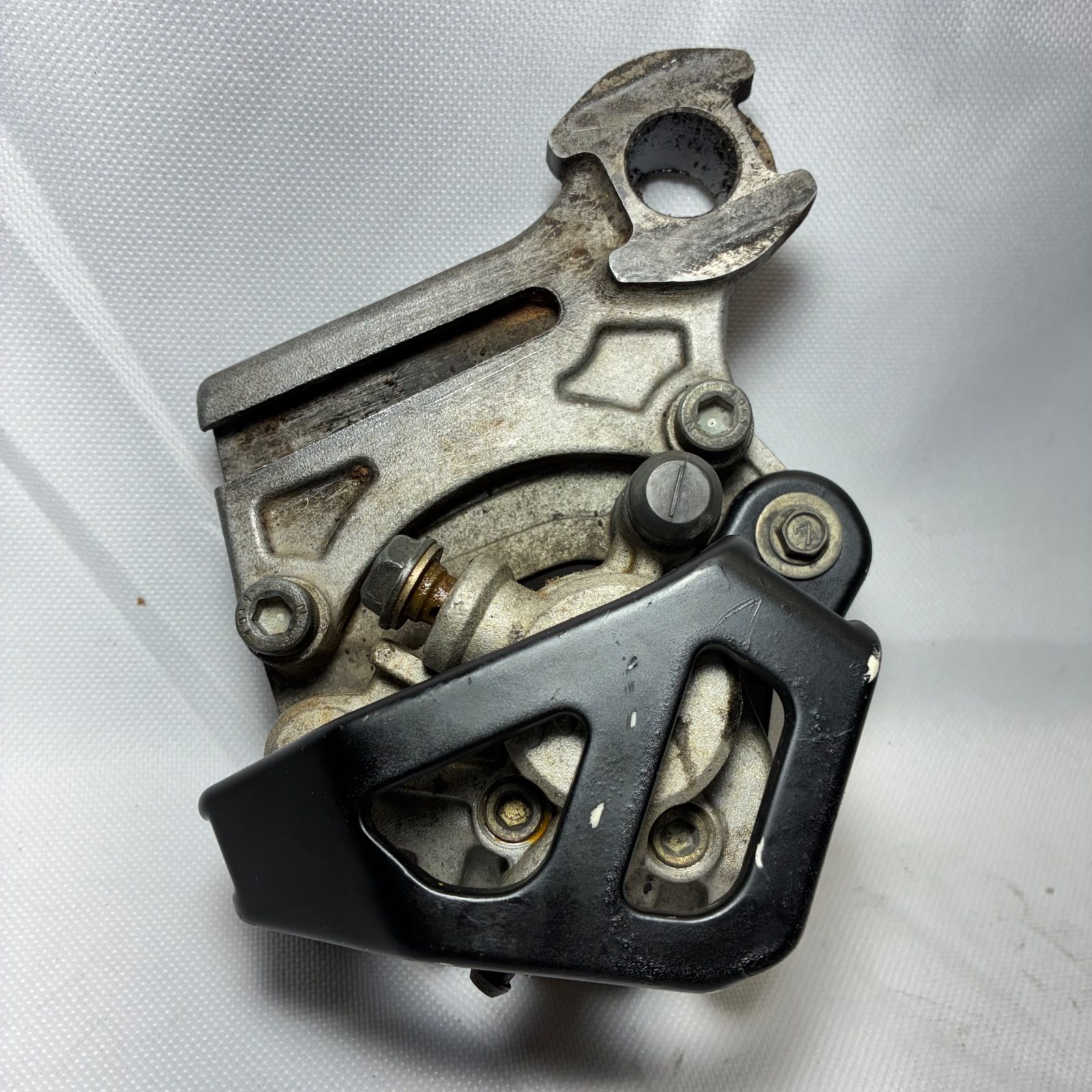 1990 Kawasaki KX125 OEM Rear Brake Caliper with Bracket and Guard - 43041-1286