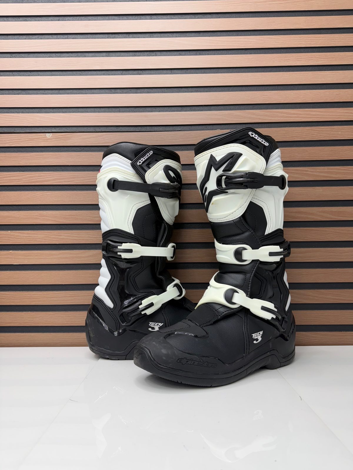 Alpinestars Tech 3 Motocross Boots Black / White - Size 10