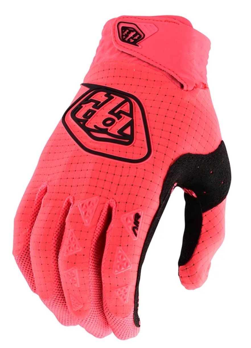 Troy Lee Designs Youth Air Glove Glo Red Size Medium Youth M New With Tags