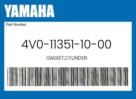 GENUINE OEM YAMAHA CYLINDER GASKET YZ80 1985-1992