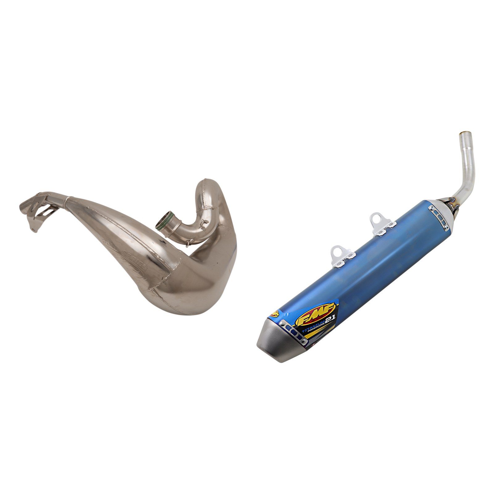 FMF Gnarly Exhaust Pipe PowerCore 2.1 Titanium 2020-2024 Beta 200 RR Exhaust Kit