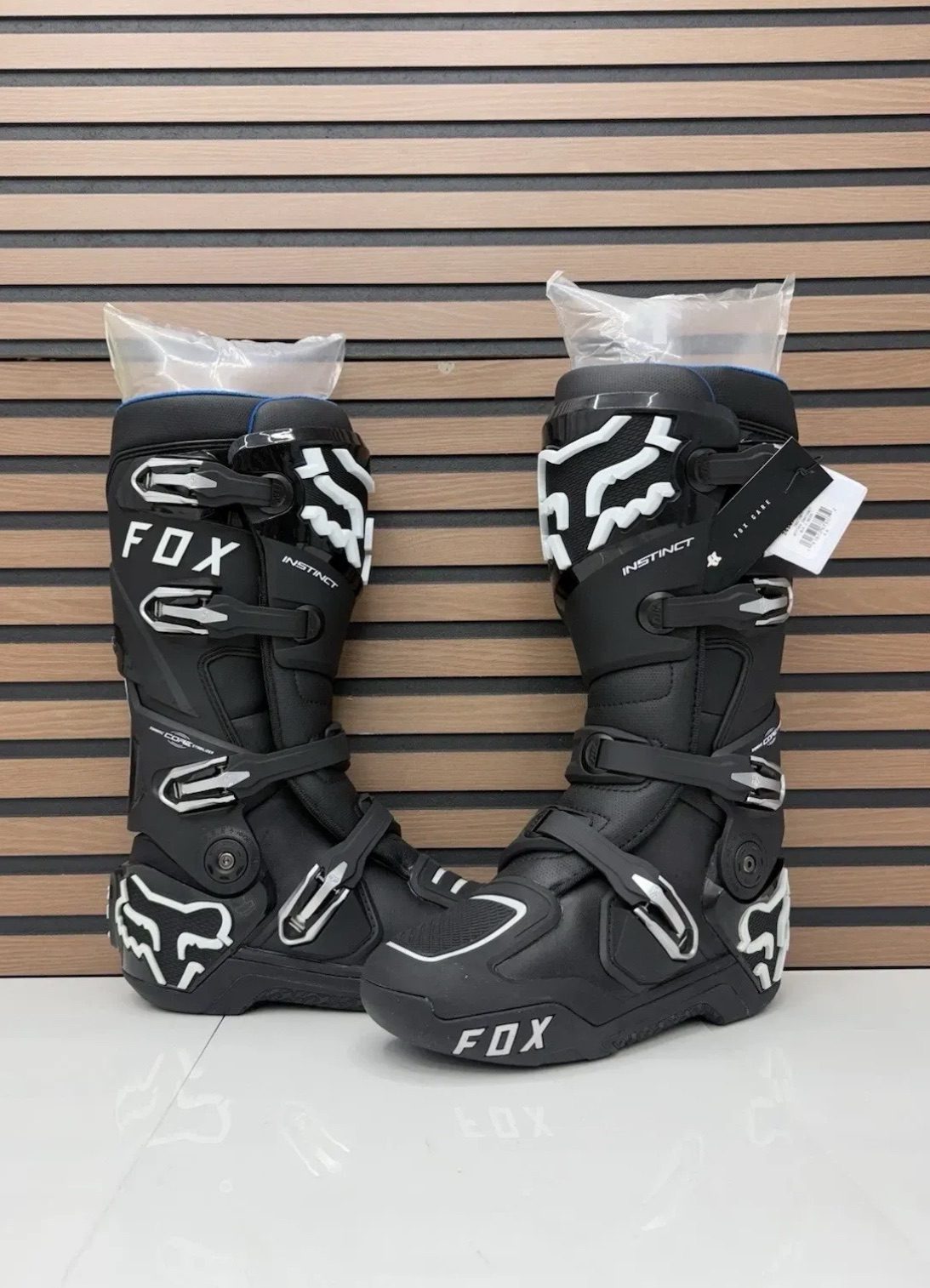 Fox Racing Instinct Boots Black / White - Size 8