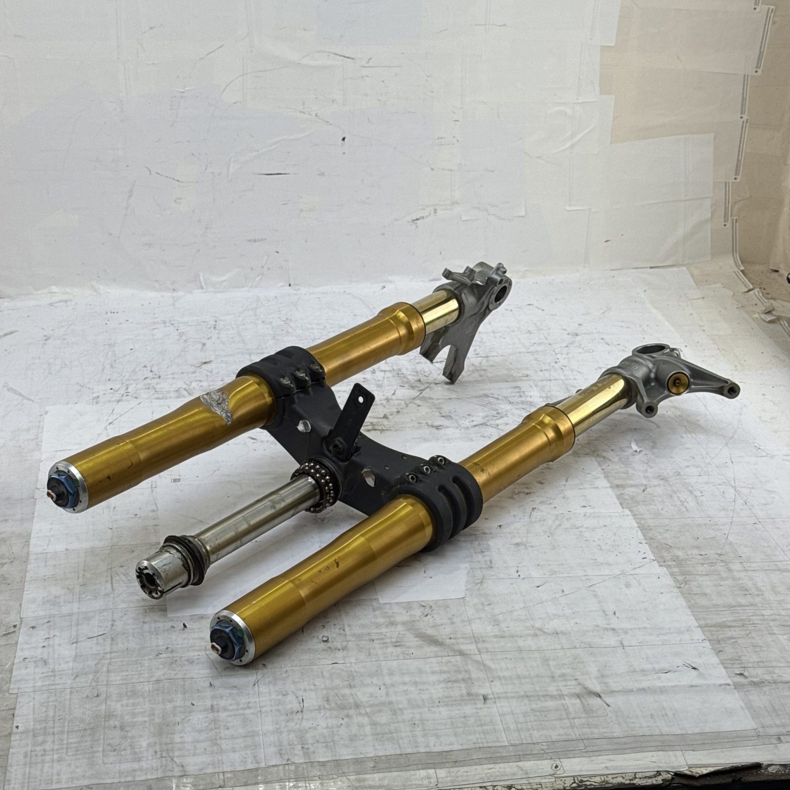 2020-2024 Ducati Panigale V4 Ohlins Front Fork Assembly Damaged For Parts