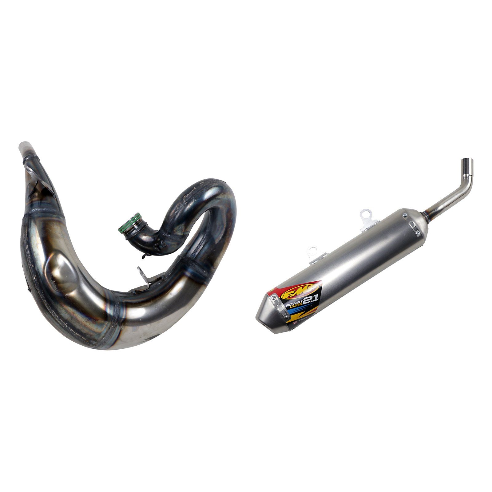 FMF Factory Fatty Pipe + Powercore 2.1 Silencer - Aluminum 2020-2023 Husqvarna T