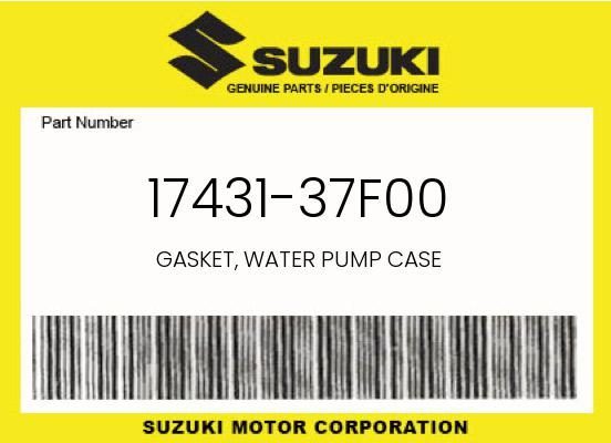 2001-2008 Suzuki RM250 OEM Water Pump Case Gasket 17431-37F00