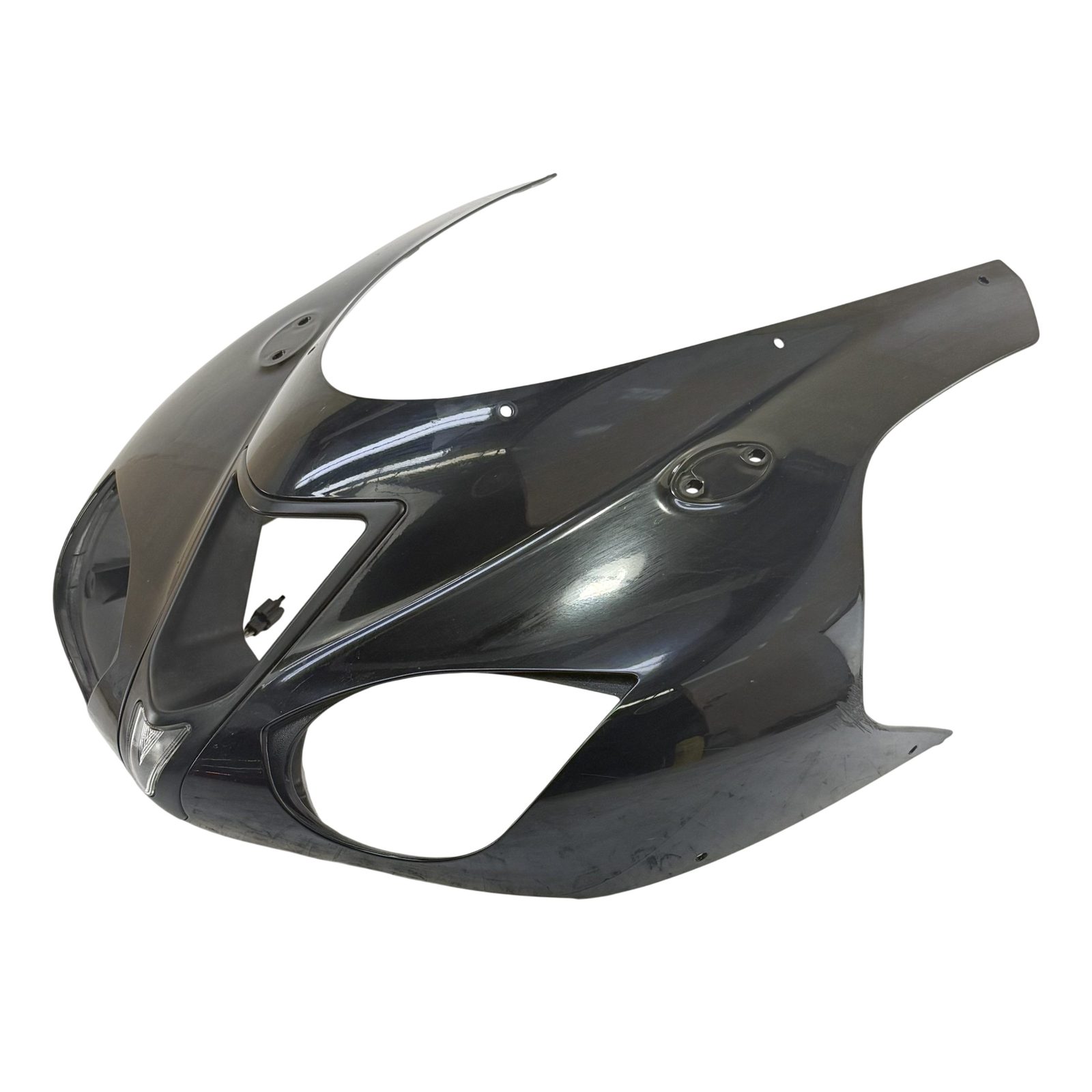 2007 2008 KAWASAKI NINJA ZX6R UPPER HEADLIGHT FAIRING COWL OEM 23007-0227