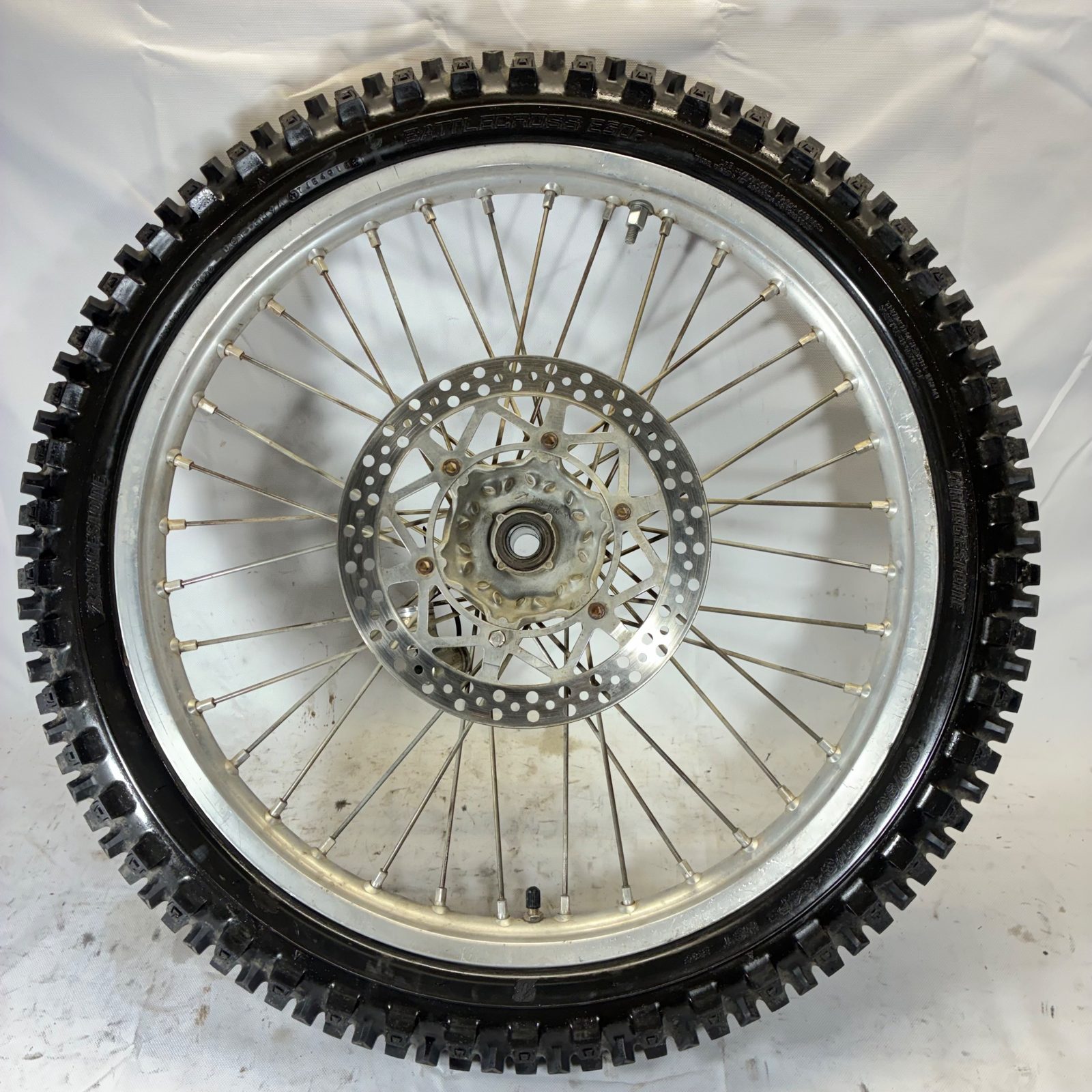 1999 Yamaha YZ250 OEM Front Wheel Complete Assembly 21" Excel Rim Rotor Tire - 4SS-25111-00-00