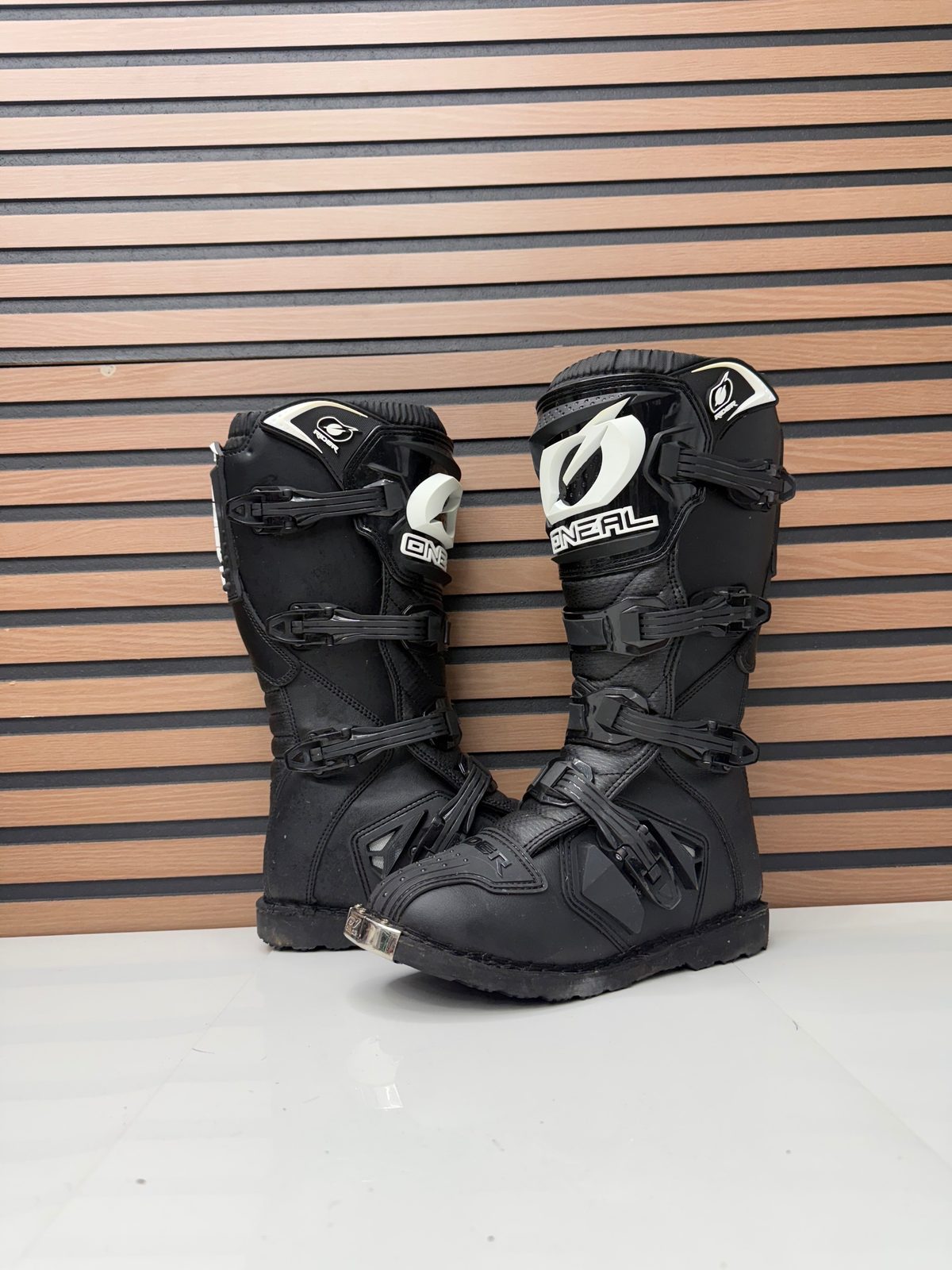 Oneal Rider MX Boots Black Mens Size 7 Motocross Off Road Riding Boots