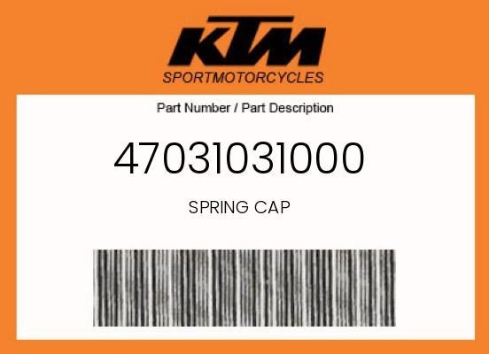 KTM HUSQVARNA GASGAS 85 SX TC 85 MC 85 OEM SPRING CAP 47031031000