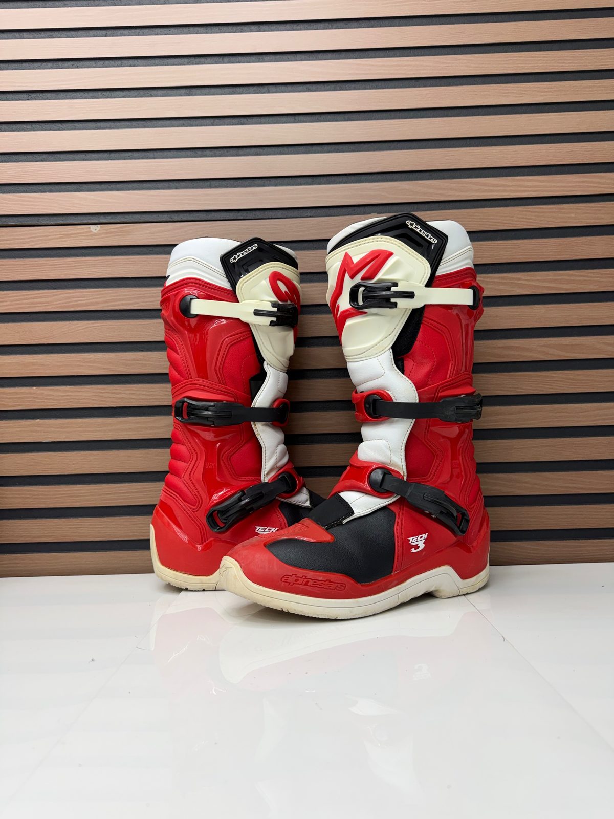 Alpinestars Tech 3 Red / White - Size 10